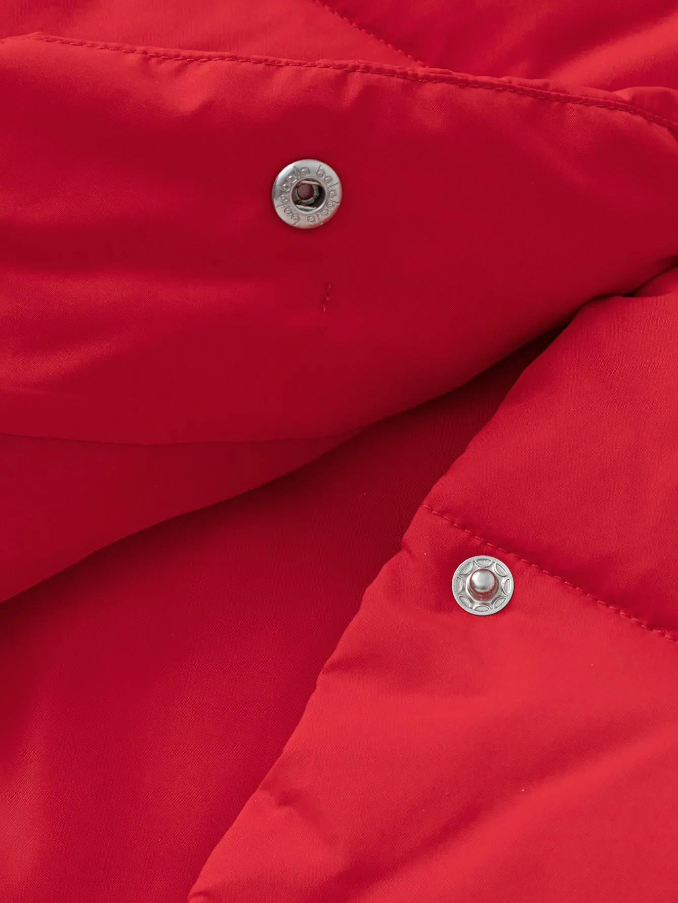 Balabala Children's Clothing Girls' Red New Year Jacket Cotton Coat 2025 New Spring Wear