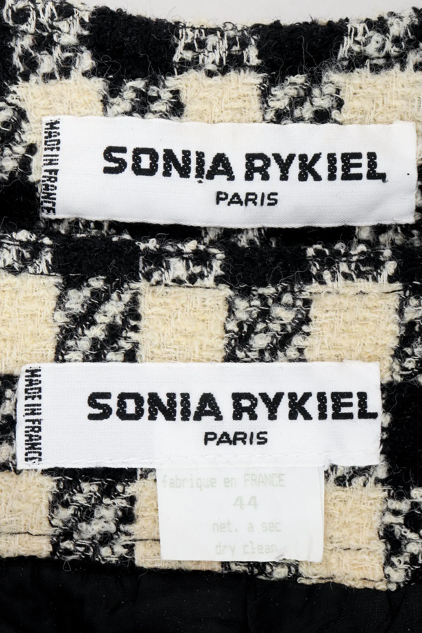 Bouclé Checked Jacket & Skirt Set
