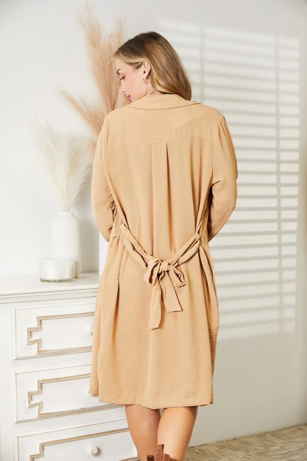 Haven Tied Trench Coat with Pockets