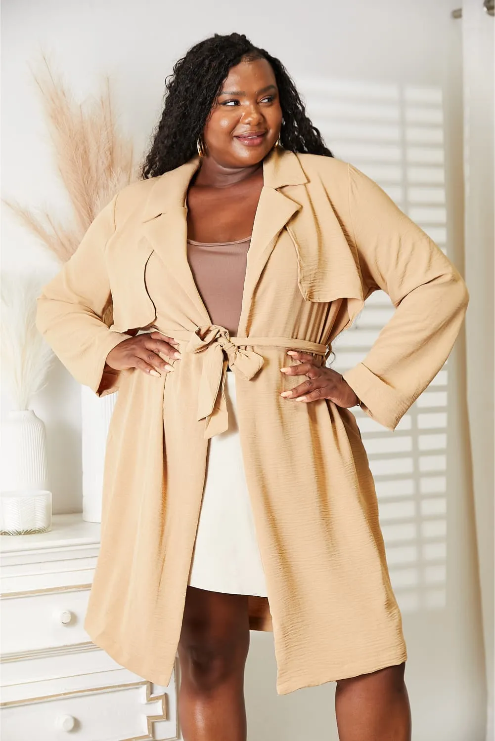 Haven Tied Trench Coat with Pockets
