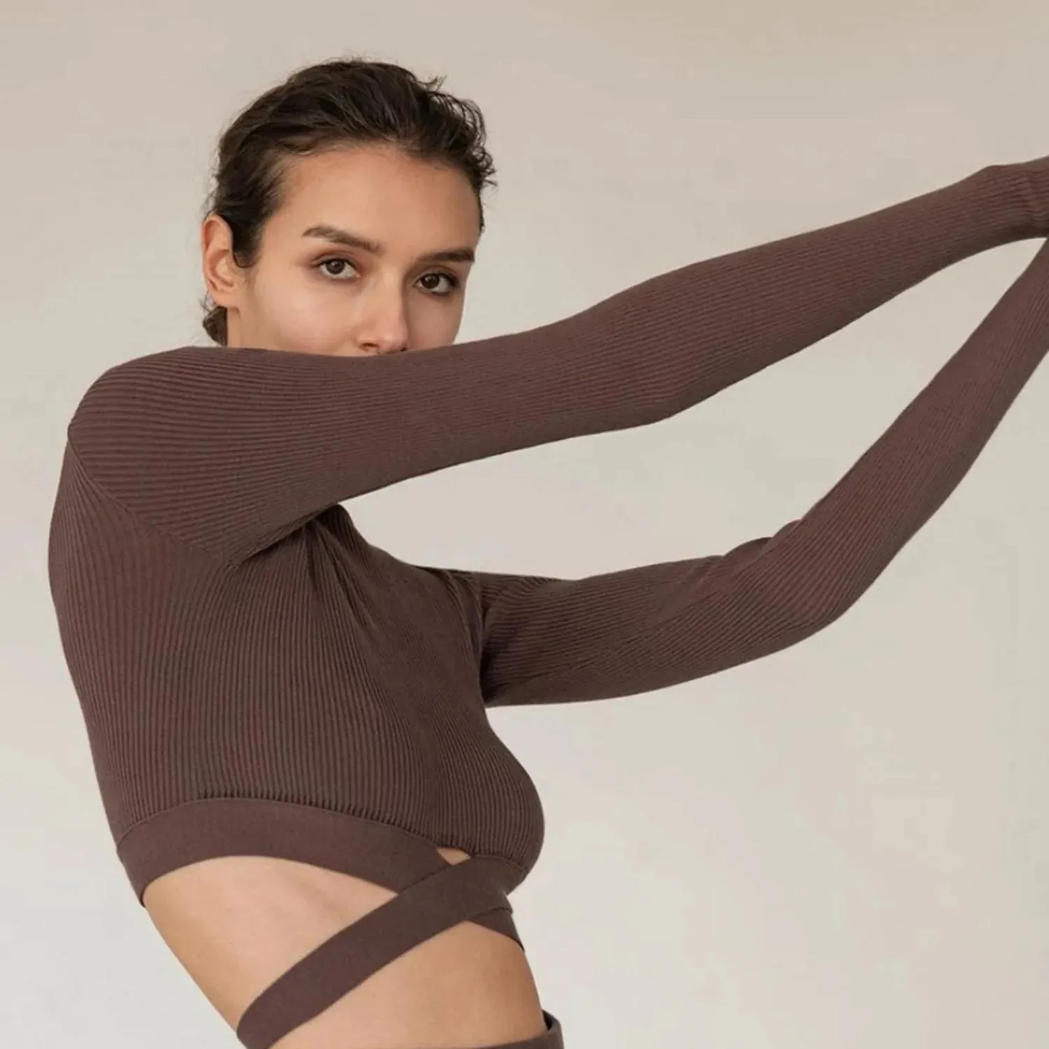 New White Knit Two Piece Women Sets Fall Ribbed Crop Top And Pleated Knitted Skirt Suits For Women Midi Dress Sets 2022
