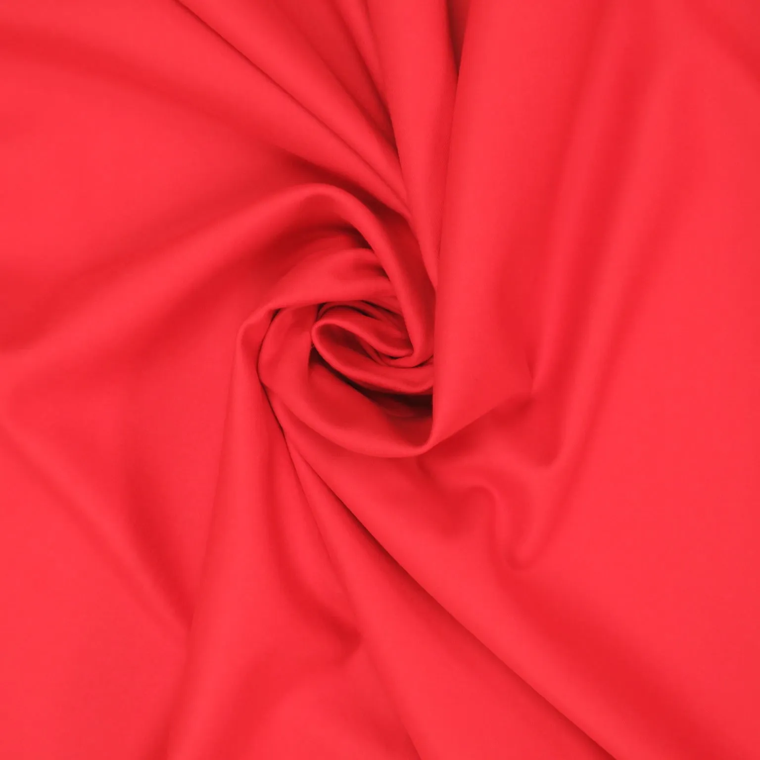 Red and Burnt Orange Solid Double Faced Polyester & Wool Blend Fabric