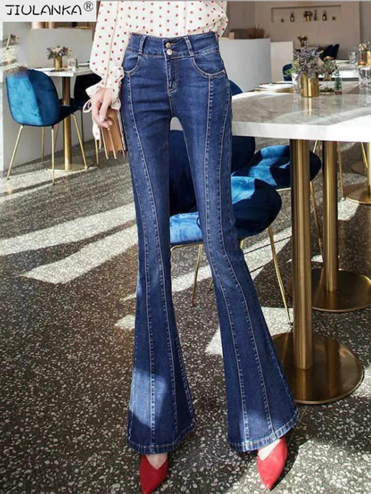 Women's jeans woman high waist Flared Jeans Pants pants for women Jean clothing undefined Woman trousers Clothing 210922