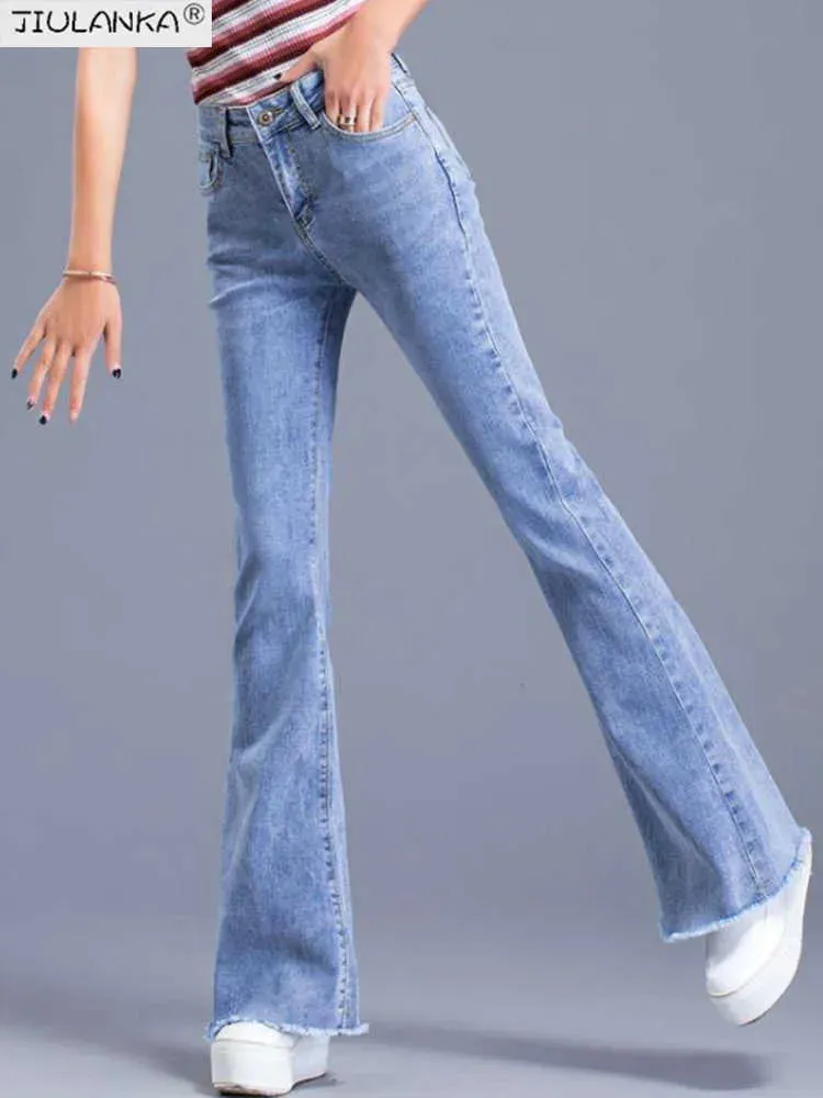 Women's jeans woman high waist Flared Jeans Pants pants for women Jean clothing undefined Woman trousers Clothing 210922